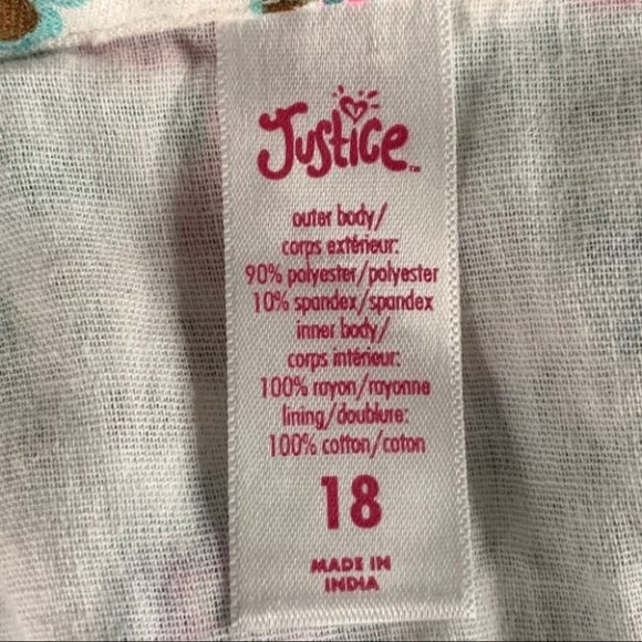 Justice Girls Boho Romper - Picture 8 of 9